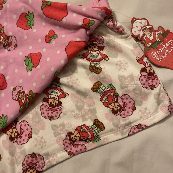 🍓 NWT! Women's Nostalgic Strawberry Shortcake Sleep Shorts 2 pack Medium - Picture 4 of 6